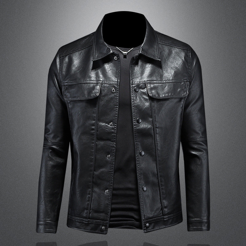 Houston - Stylische Leder-Motorradjacke