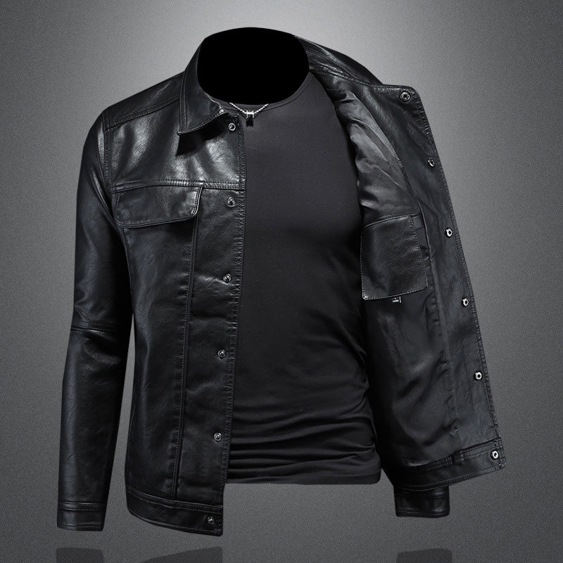 Houston - Stylische Leder-Motorradjacke