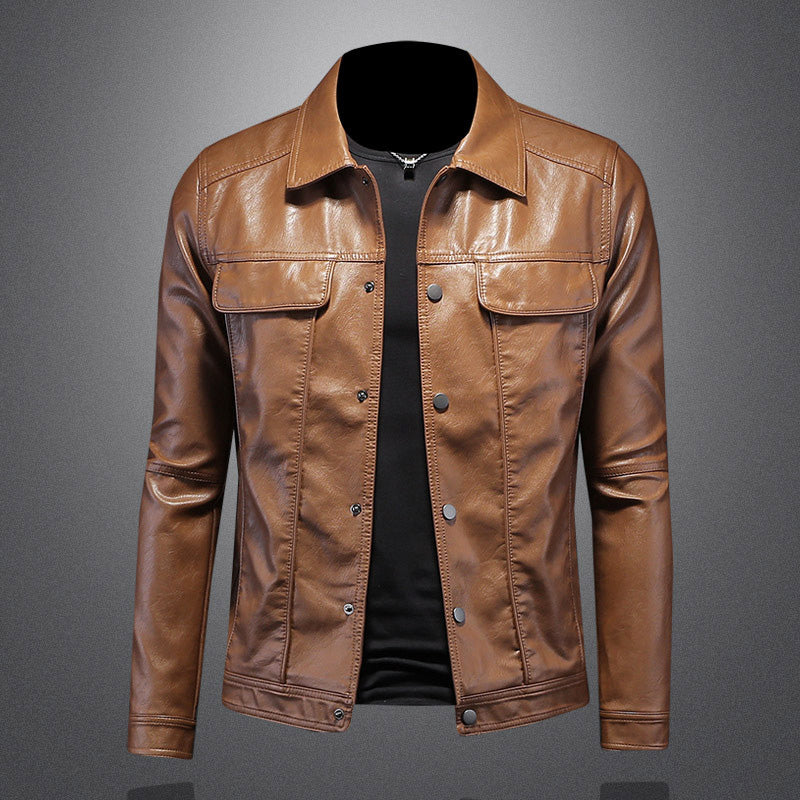 Houston - Stylische Leder-Motorradjacke