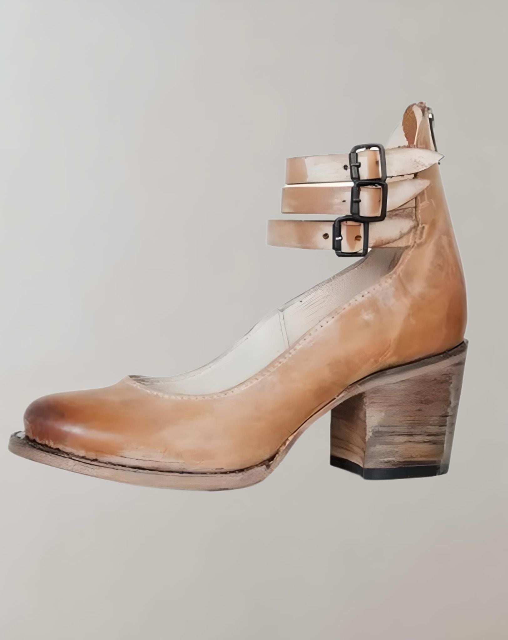 Donna -  Geschlossene Absätze mit drei Knöchelriemen Schuhe