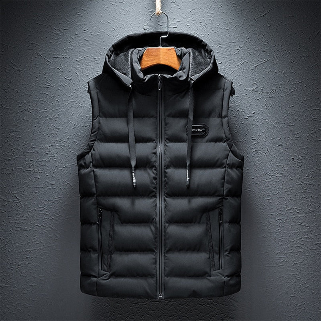 Lässige Herren Bodywarmer mit Kapuze - Jason