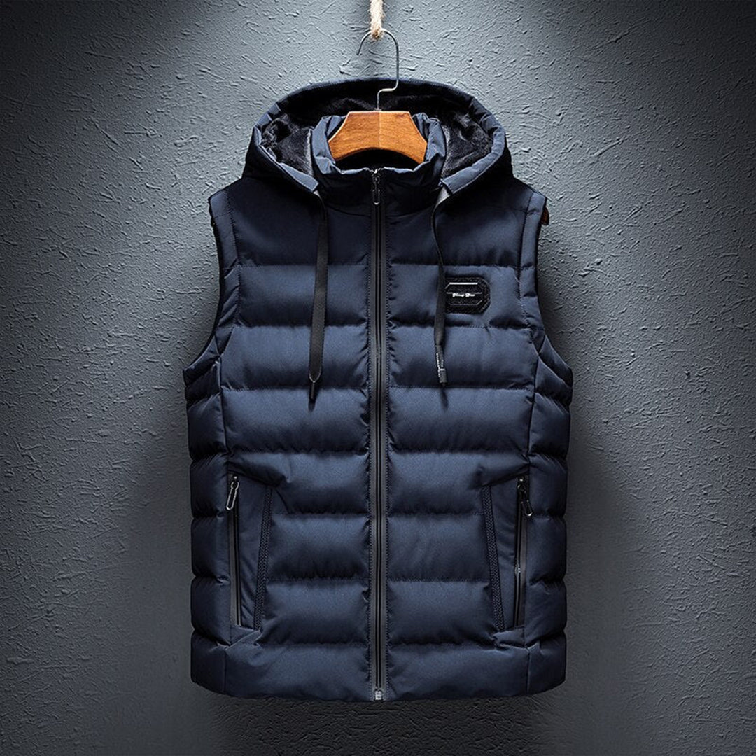 Lässige Herren Bodywarmer mit Kapuze - Jason