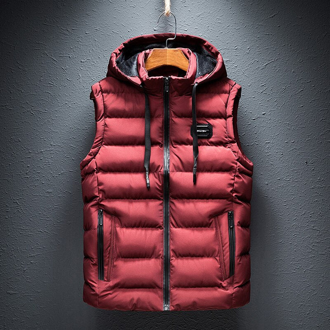 Lässige Herren Bodywarmer mit Kapuze - Jason