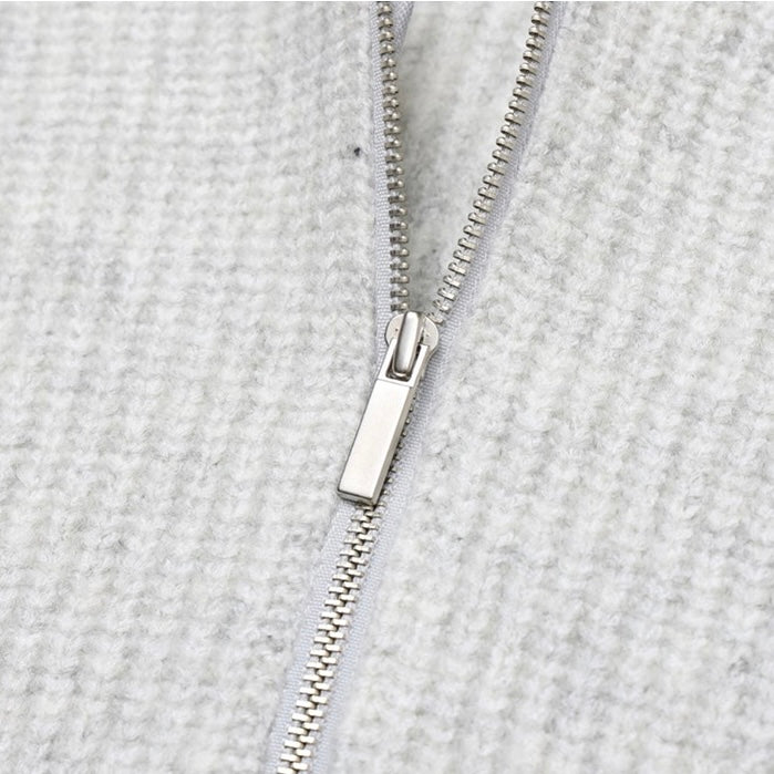 Halbzip Hoodie aus hochwertiger Woll-K Baumwollmischung - Casual Luxe für jeden Tag