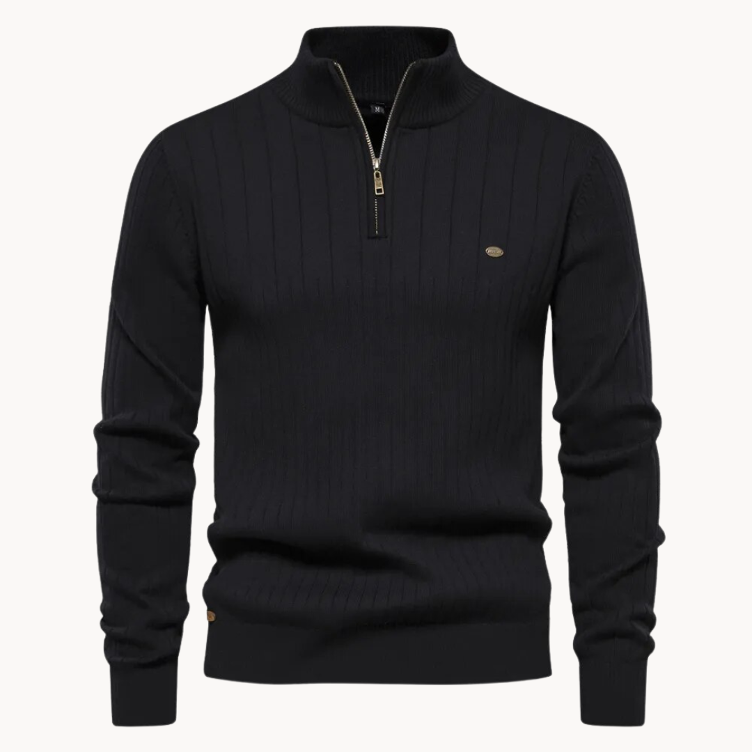 Herren Quarter-Zip Pullover – Stilvoller und Bequemer Freizeitpullover für jede Gelegenheit