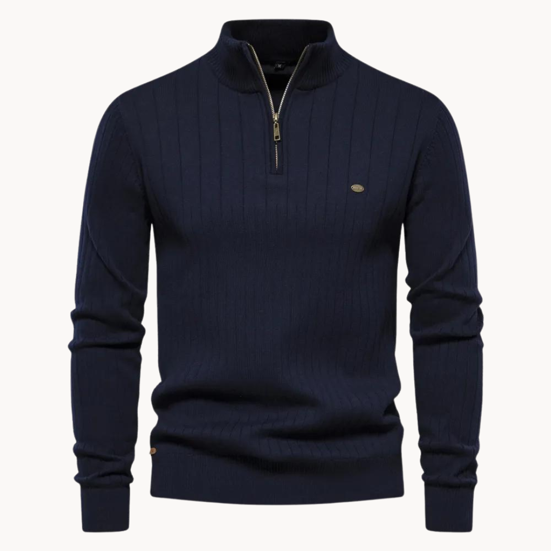 Herren Quarter-Zip Pullover – Stilvoller und Bequemer Freizeitpullover für jede Gelegenheit