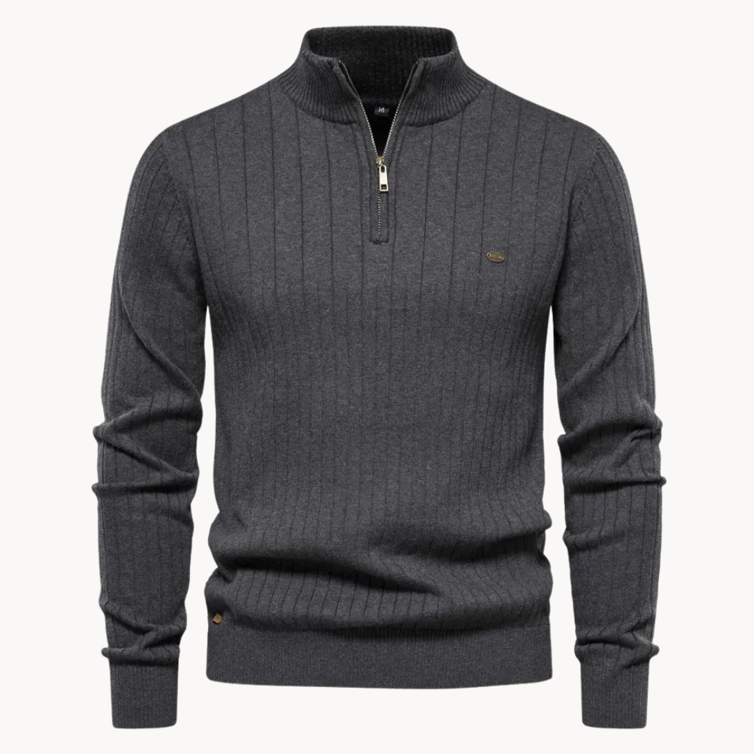 Herren Quarter-Zip Pullover – Stilvoller und Bequemer Freizeitpullover für jede Gelegenheit