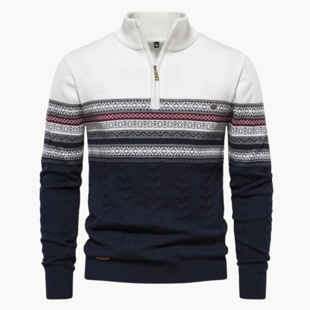 Herren Halzip-Trui - Stilvoller und vielseitiger Pullover für jeden Anlass