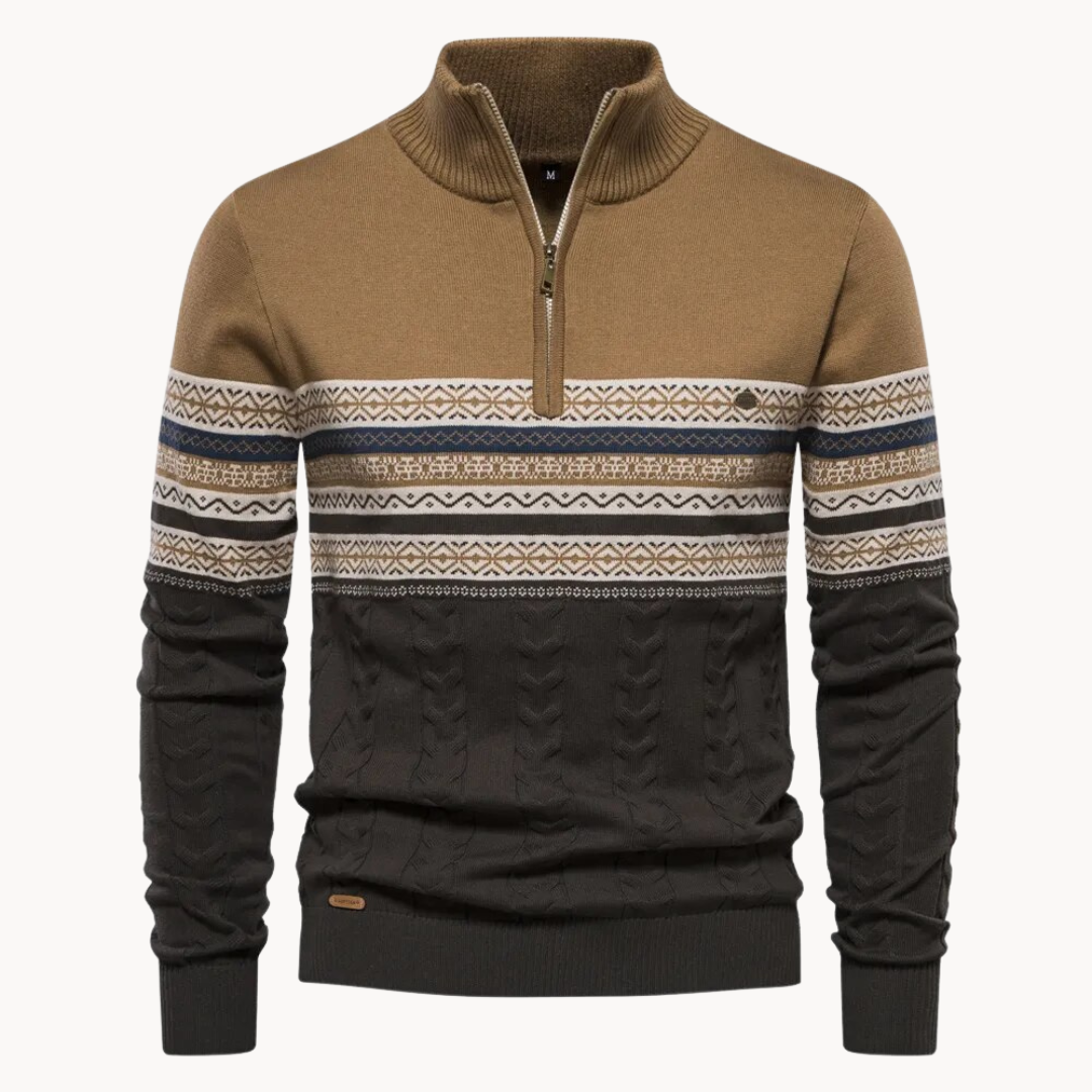 Herren Halzip-Trui - Stilvoller und vielseitiger Pullover für jeden Anlass