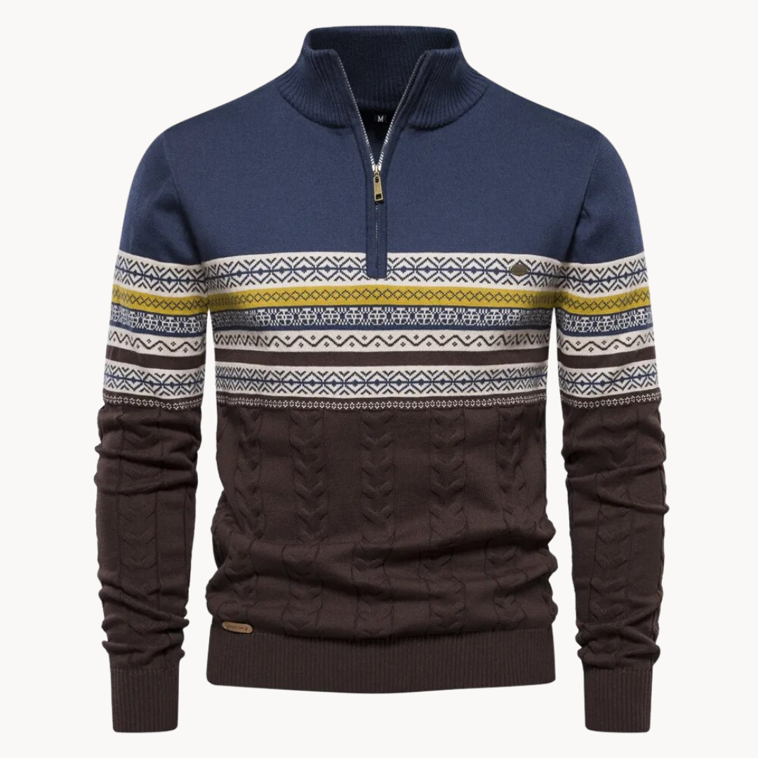 Herren Halzip-Trui - Stilvoller und vielseitiger Pullover für jeden Anlass