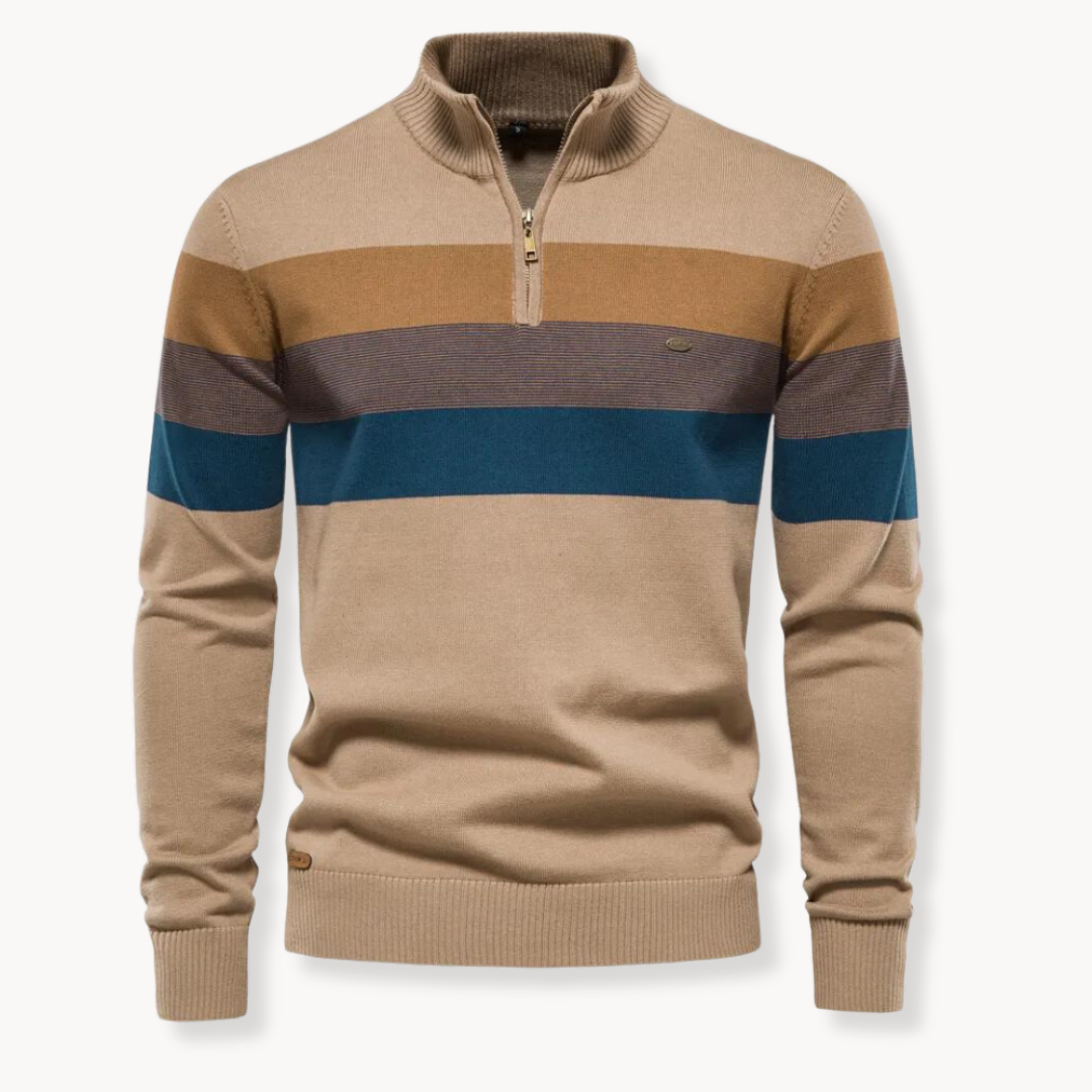 Xem - Herren Quarter-Zip Pullover für stilvolle Eleganz und Komfort