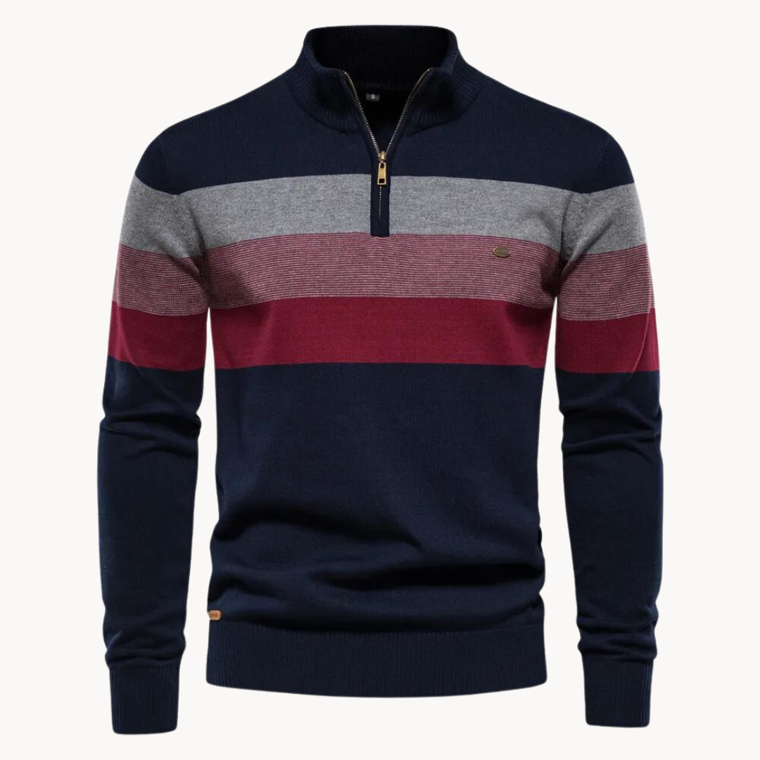 Xem - Herren Quarter-Zip Pullover für stilvolle Eleganz und Komfort