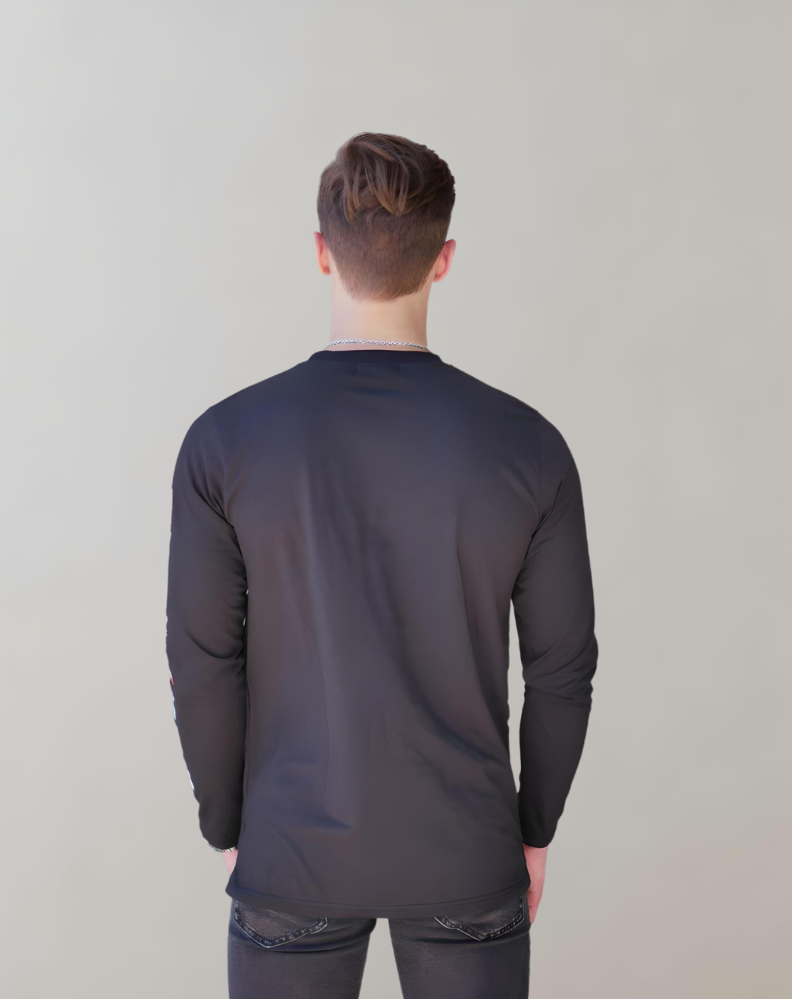 Flag longsleeve - Schwarz