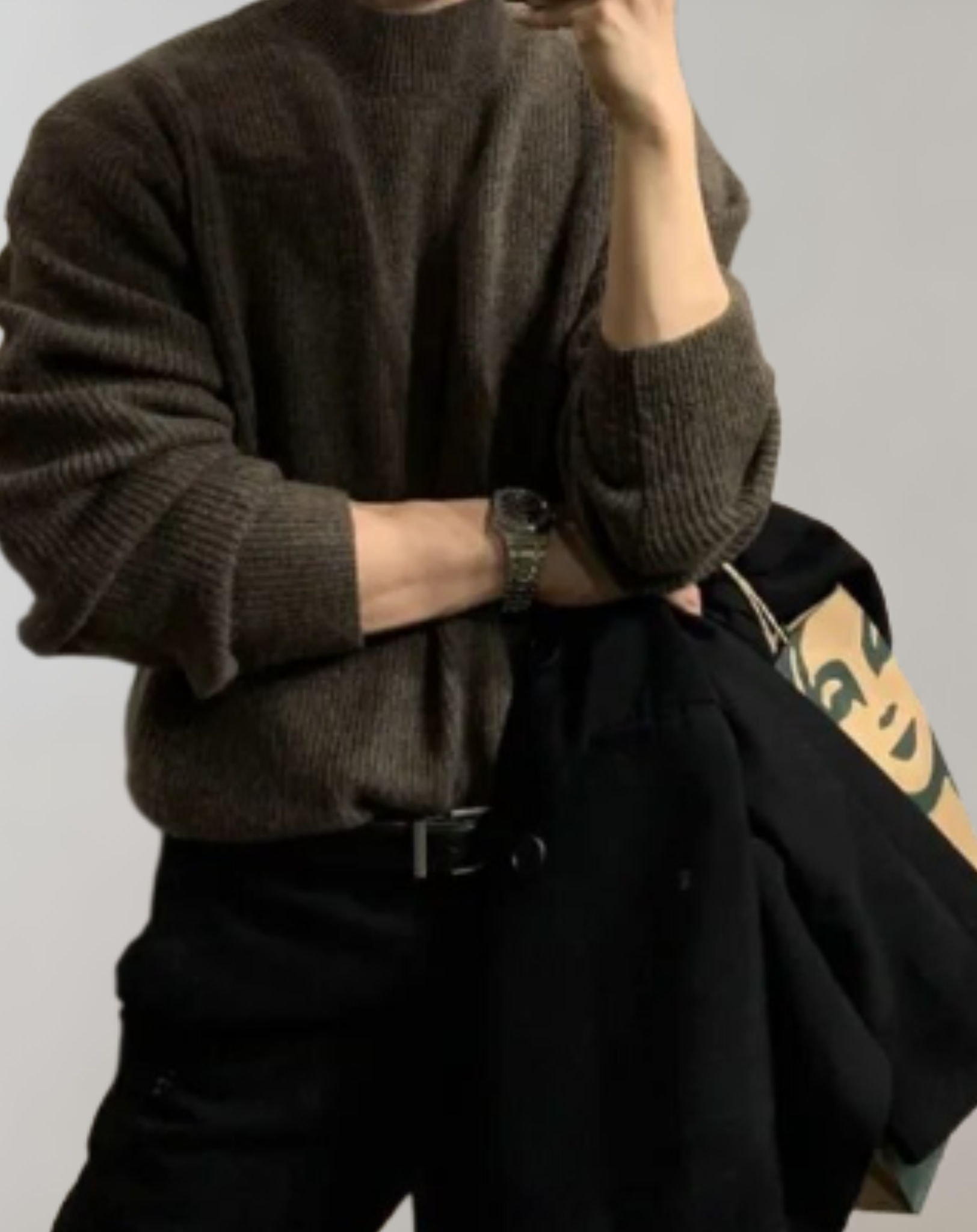 Johanne - Slim Fit Pullover für Herren mit dickem Stoff Sweater