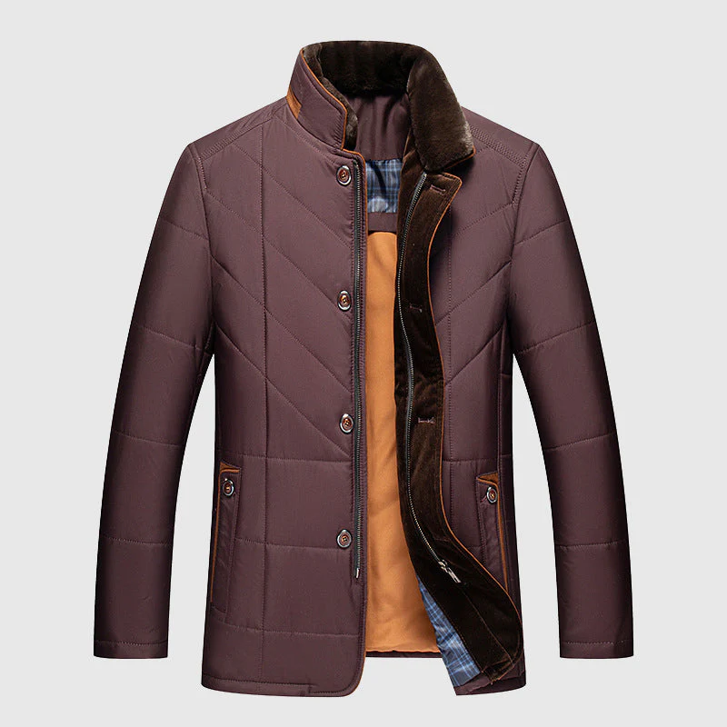 Giuseppe | Zeitloses Steppjacke mit Stehkragen und Reißverschluss