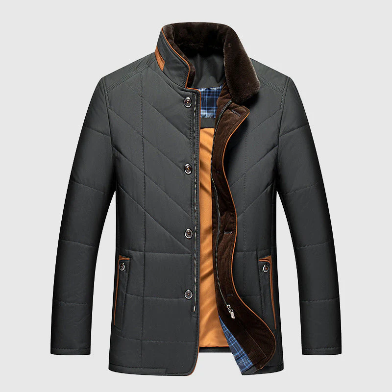 Giuseppe | Zeitloses Steppjacke mit Stehkragen und Reißverschluss