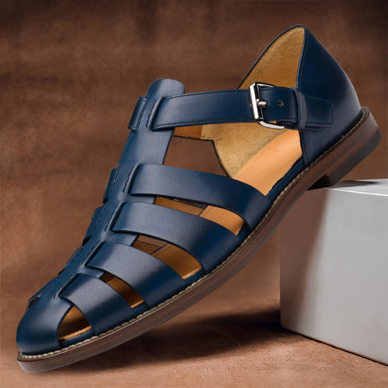 Elegante Herren Leder Sandalen - Komfortabel & Stilvoll für Sommertage