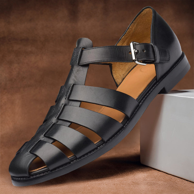 Elegante Herren Leder Sandalen - Komfortabel & Stilvoll für Sommertage