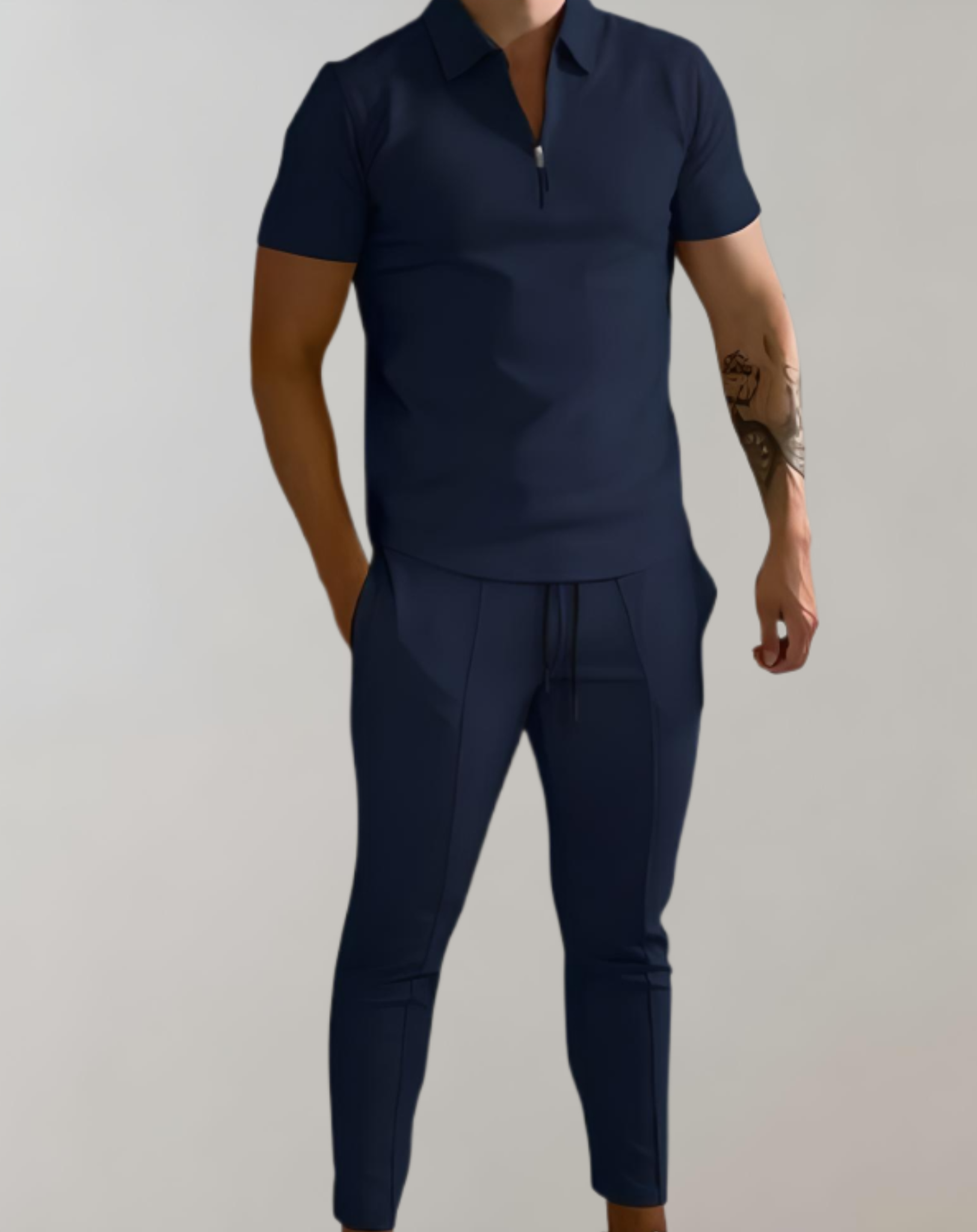 Kingston - Tailliertes 2-teiliges Set für Herren mit Hemd und Hose Kleidung