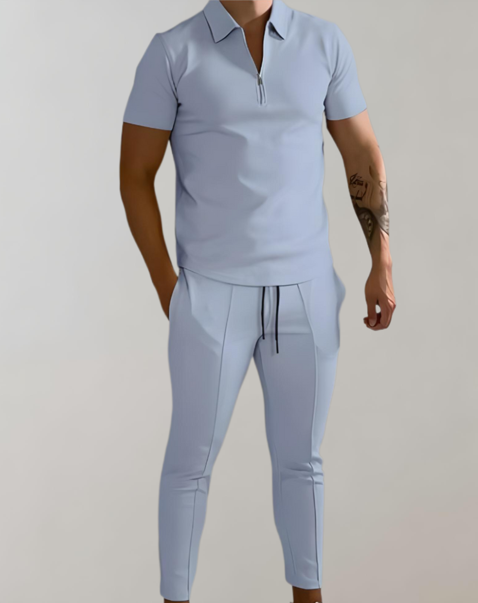 Kingston - Tailliertes 2-teiliges Set für Herren mit Hemd und Hose Kleidung