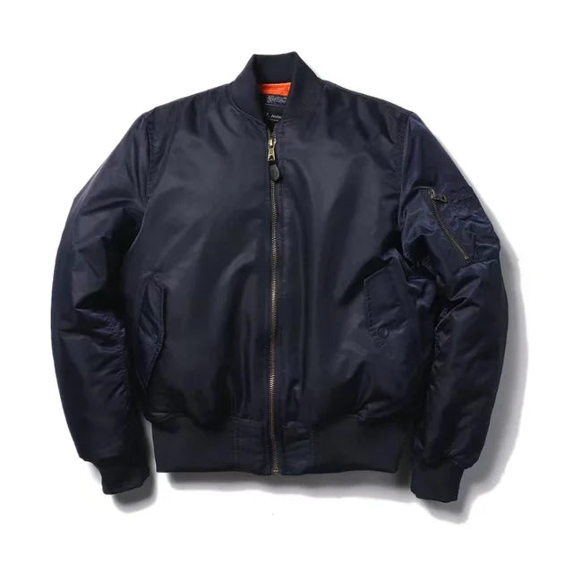 WOLFF - Unisex Bomberjacke mit modernen Reißverschlussdetails für stilvolle Looks