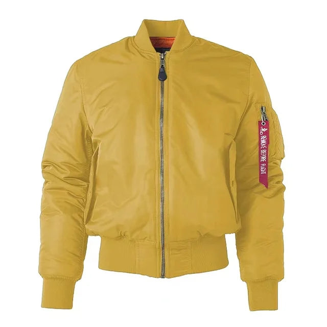 WOLFF - Unisex Bomberjacke mit modernen Reißverschlussdetails für stilvolle Looks