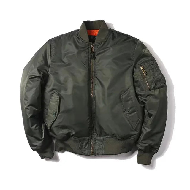 WOLFF - Unisex Bomberjacke mit modernen Reißverschlussdetails für stilvolle Looks