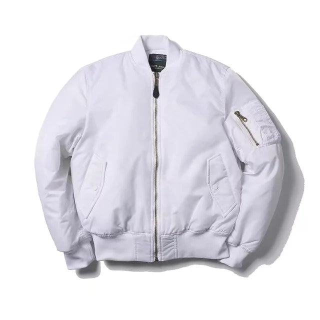 WOLFF - Unisex Bomberjacke mit modernen Reißverschlussdetails für stilvolle Looks