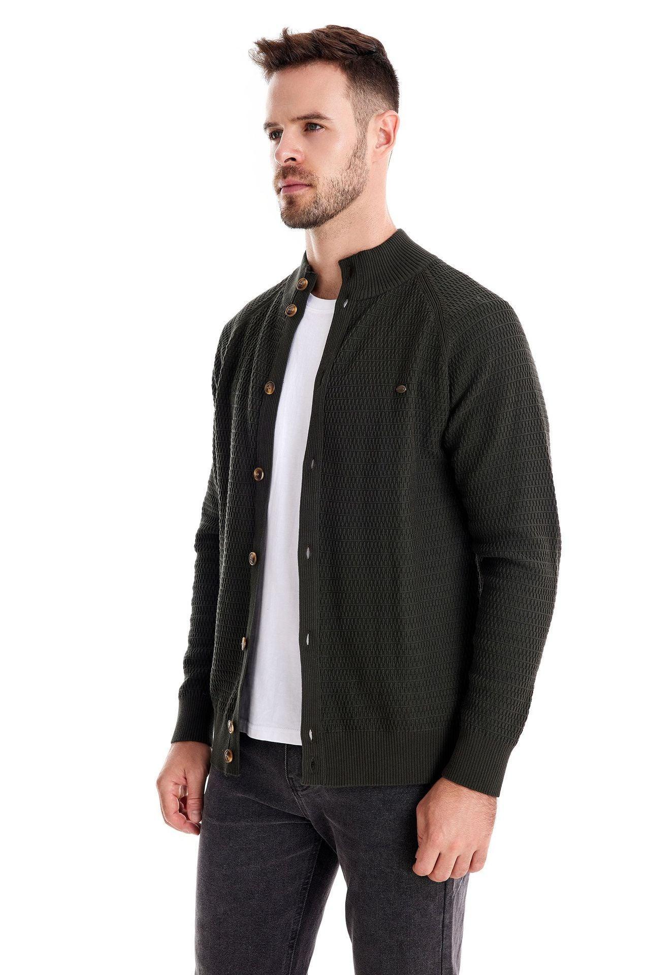 Elegantes Herren Baumwoll-Hemd-Cardigan für Herbst und Winter
