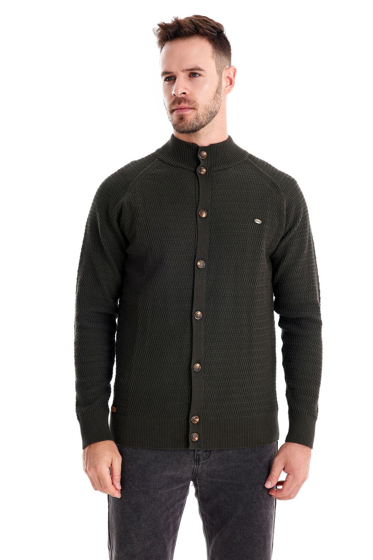 Elegantes Herren Baumwoll-Hemd-Cardigan für Herbst und Winter