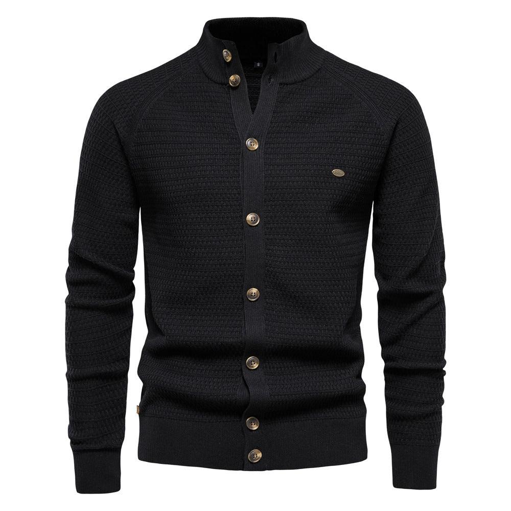 Elegantes Herren Baumwoll-Hemd-Cardigan für Herbst und Winter