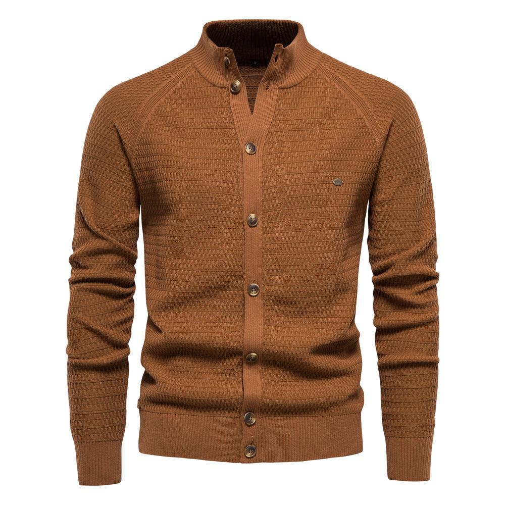 Elegantes Herren Baumwoll-Hemd-Cardigan für Herbst und Winter
