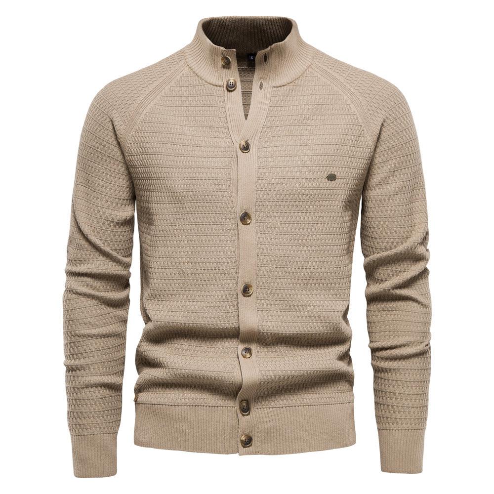 Elegantes Herren Baumwoll-Hemd-Cardigan für Herbst und Winter