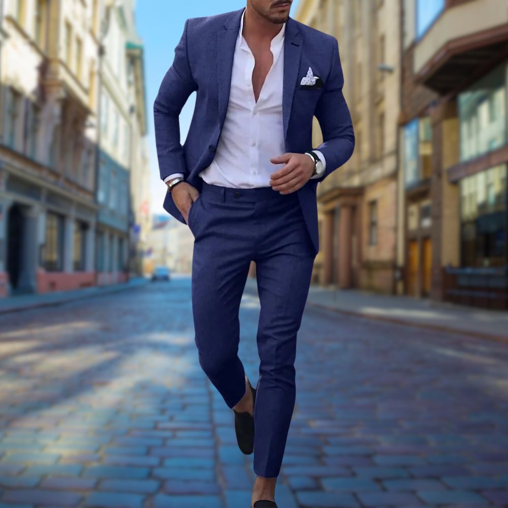 Esteban | Eleganter Slim-Fit Blazer und Hosenanzug für den modernen Mann