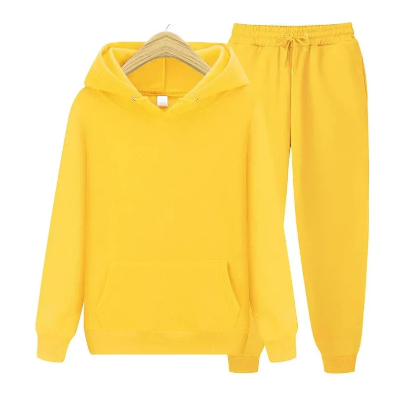 Bequemer Oversize Hoodie Set – Stilvoller Unisex Jogging-Anzug für Freizeit und Sport