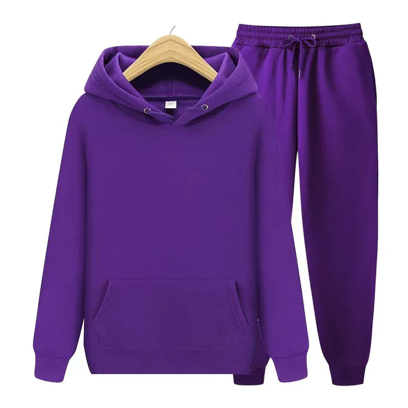 Bequemer Oversize Hoodie Set – Stilvoller Unisex Jogging-Anzug für Freizeit und Sport