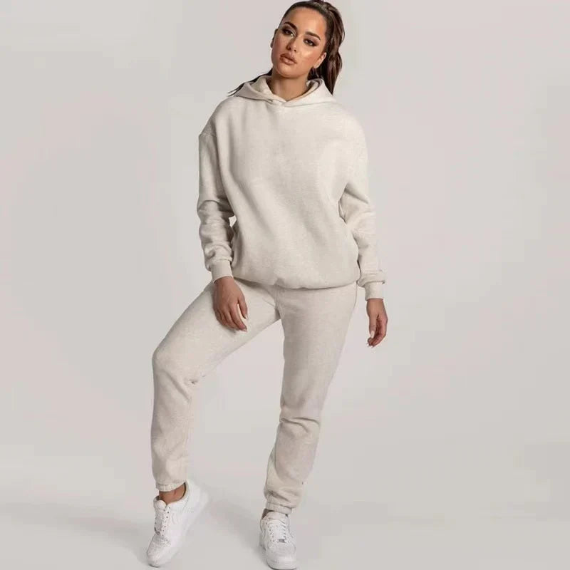 Bequemer Oversize Hoodie Set – Stilvoller Unisex Jogging-Anzug für Freizeit und Sport