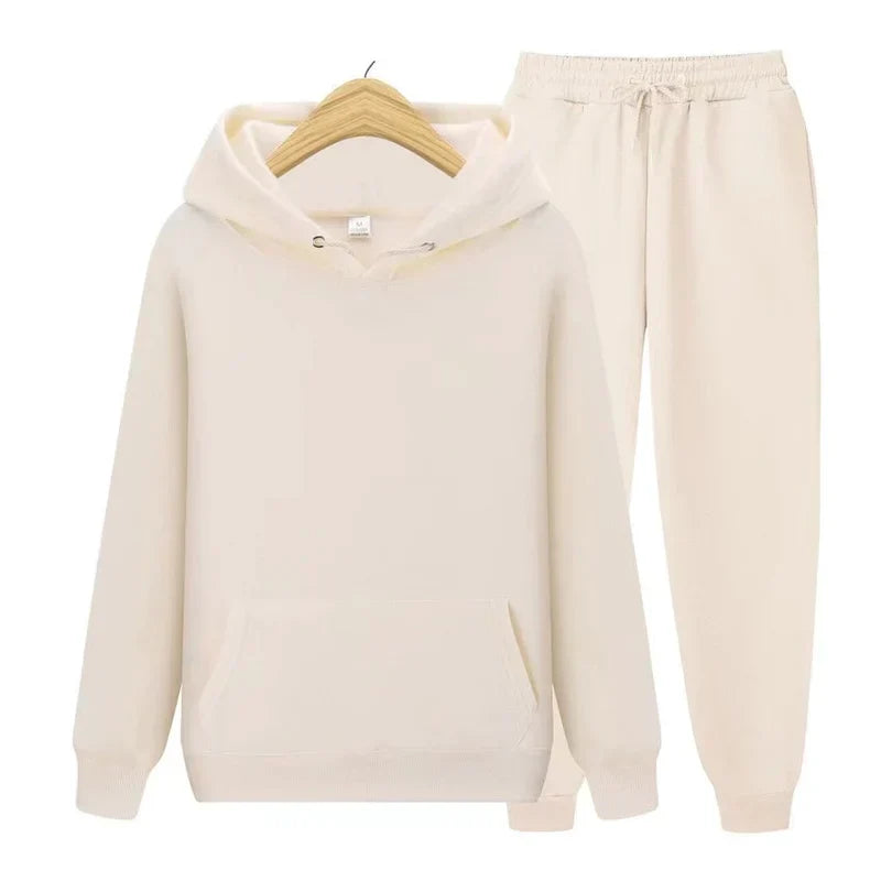 Bequemer Oversize Hoodie Set – Stilvoller Unisex Jogging-Anzug für Freizeit und Sport