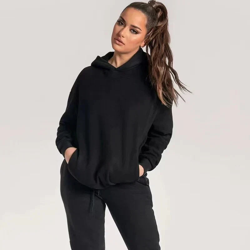 Bequemer Oversize Hoodie Set – Stilvoller Unisex Jogging-Anzug für Freizeit und Sport