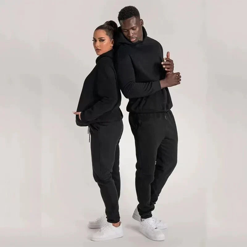 Bequemer Oversize Hoodie Set – Stilvoller Unisex Jogging-Anzug für Freizeit und Sport