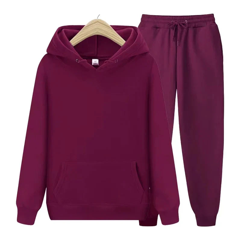 Bequemer Oversize Hoodie Set – Stilvoller Unisex Jogging-Anzug für Freizeit und Sport