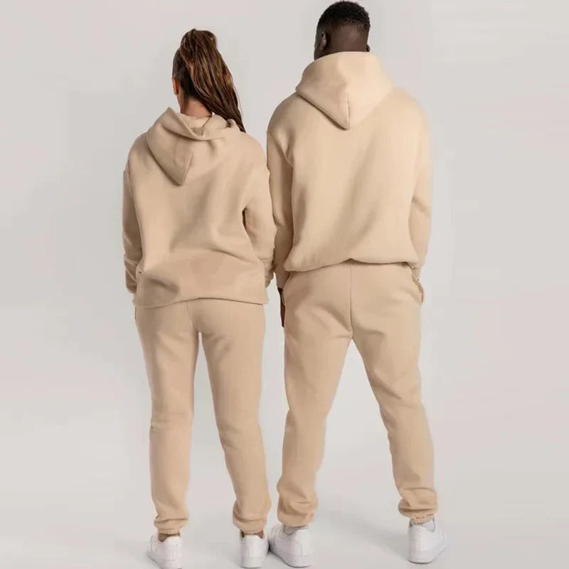 Bequemer Oversize Hoodie Set – Stilvoller Unisex Jogging-Anzug für Freizeit und Sport
