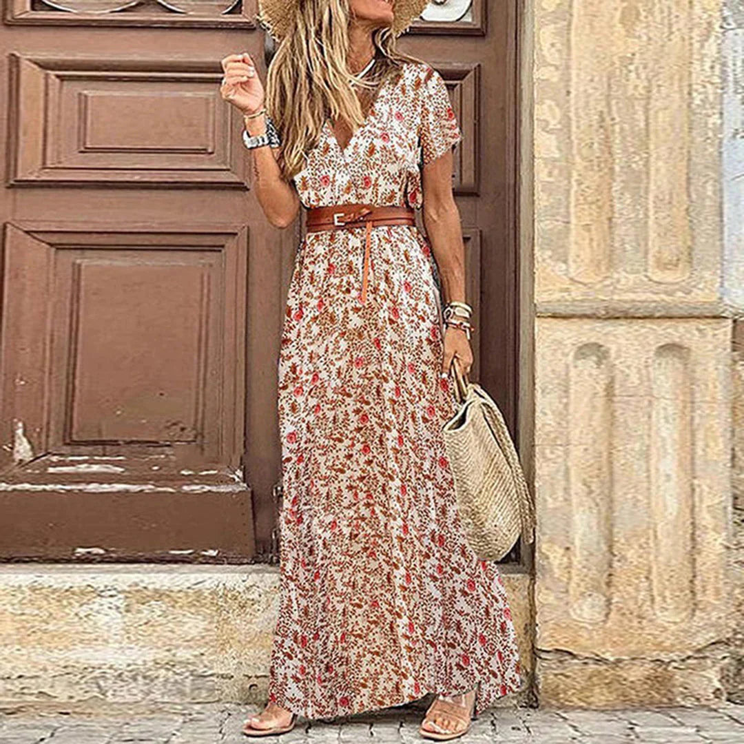 Adele | Elegantes und bequemes Boho-Maxikleid