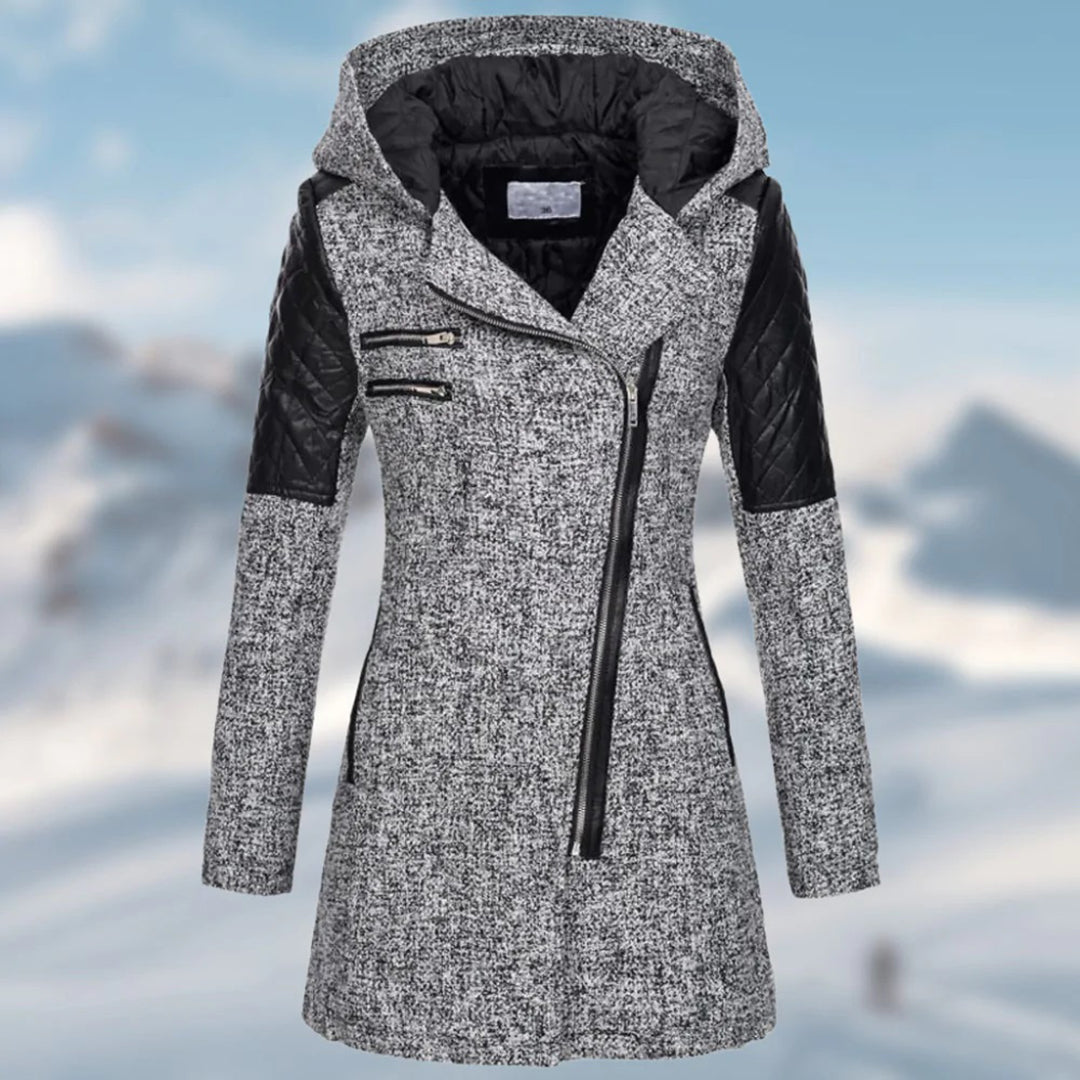 Cate - Stilvolle Damen-Winterjacke mit Kapuze für ultimativen Komfort und Wärme