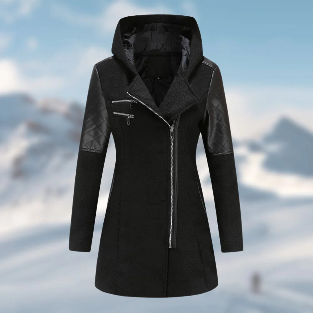 Cate - Stilvolle Damen-Winterjacke mit Kapuze für ultimativen Komfort und Wärme