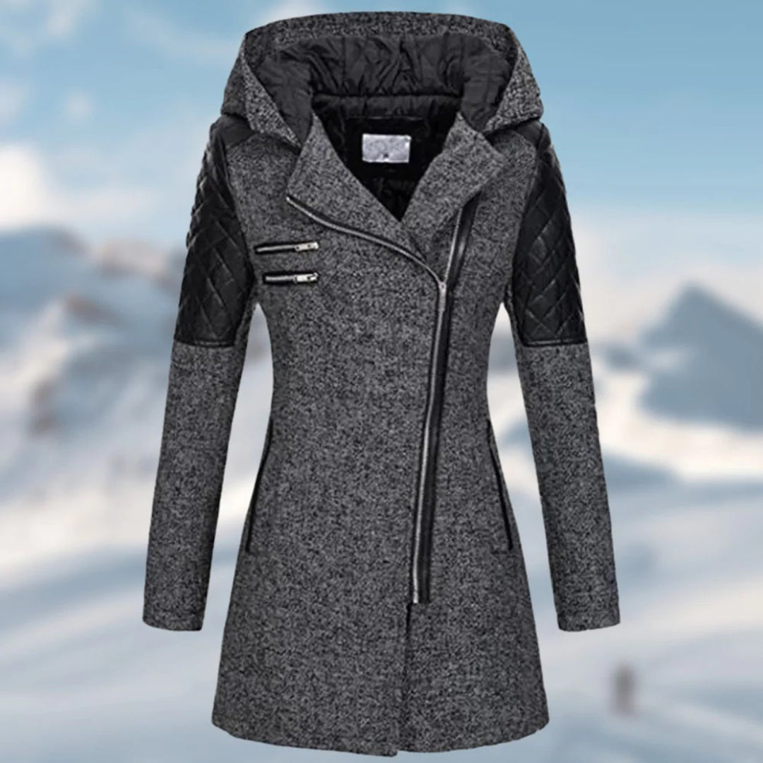 Cate - Stilvolle Damen-Winterjacke mit Kapuze für ultimativen Komfort und Wärme