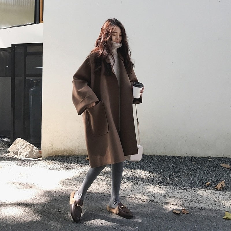 Arianell | Stilvoller oversized Mid-Length Mantel - dein Must-Have für elegante Gemütlichkeit!
