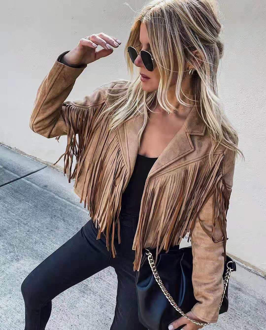 Modische Blumen-Bomberjacke für Damen - Eleganter Vintage-Stil mit Reißverschluss und langen Ärmeln, vielseitig und stylish