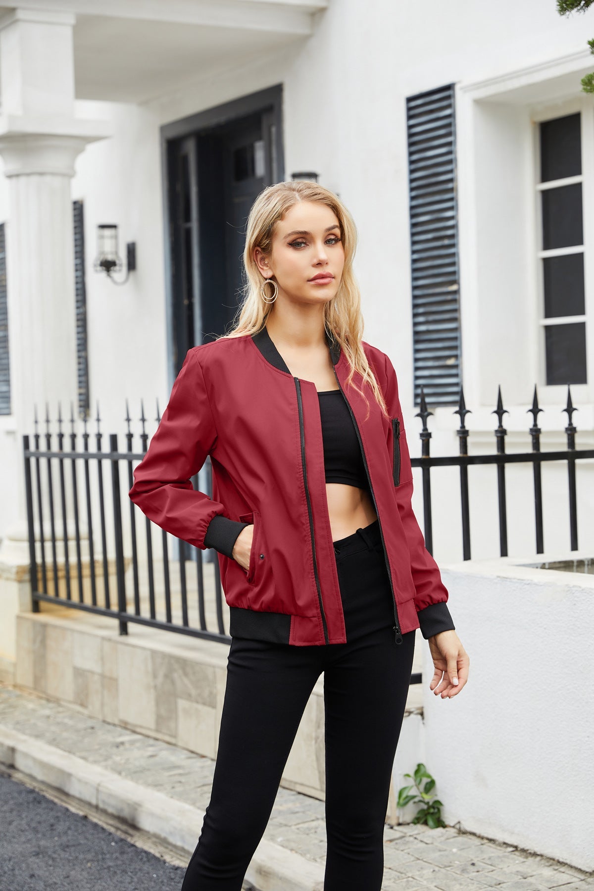 Wolff Varcity Damen Bomberjacke | Trendige Casual-Jacke für stylische Looks