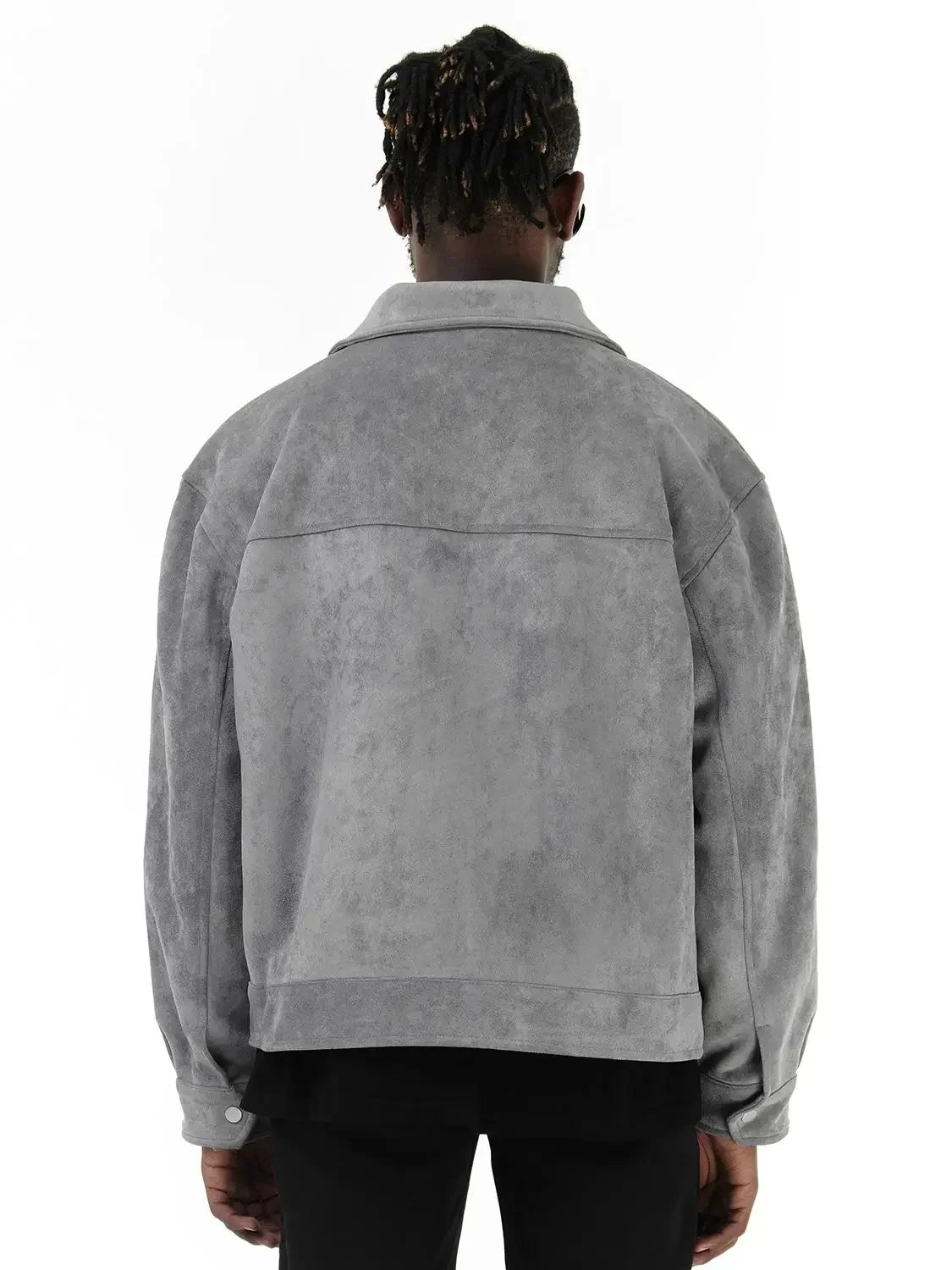 Mattia - Kurze Suede Lederjacke für Herren